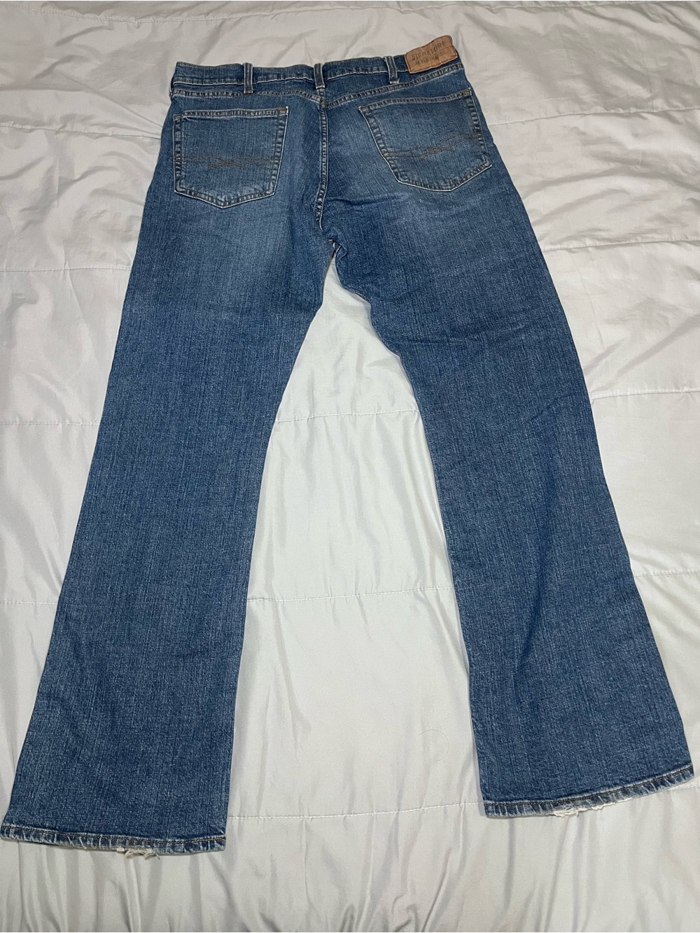 Men's Levi Strauss Blue Boot Cut Jeans 36x32